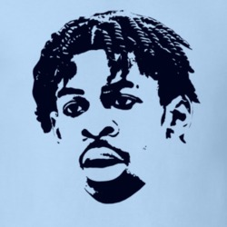 Ja Morant Big Head Silhouette Memphis Basketball Sports Team Fan T Shirt 37455033