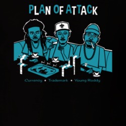 Plan Of Attack Currensy Young Roddy Rap Hip Hop Music Fan T Shirt 37455045