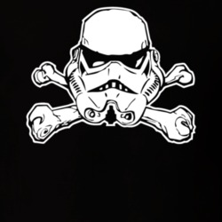 Stormtrooper Jolly Roger Pirate Logo Funny Star Wars Saga Fan Parody T Shirt 37455049