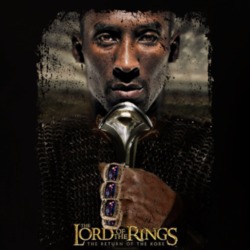 Kobe Bryant Lord Of The Rings Movie Mashup Los Angeles Basketball Fan T Shirt 37461923