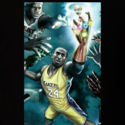 Kobe Bryant Thanos Avengers Mashup Los Angeles Basketball Fan T Shirt 37461925