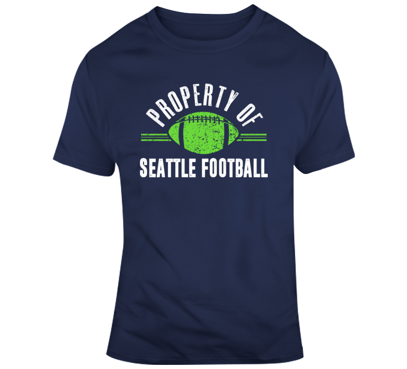 Property Of Seattle Football T Shirt