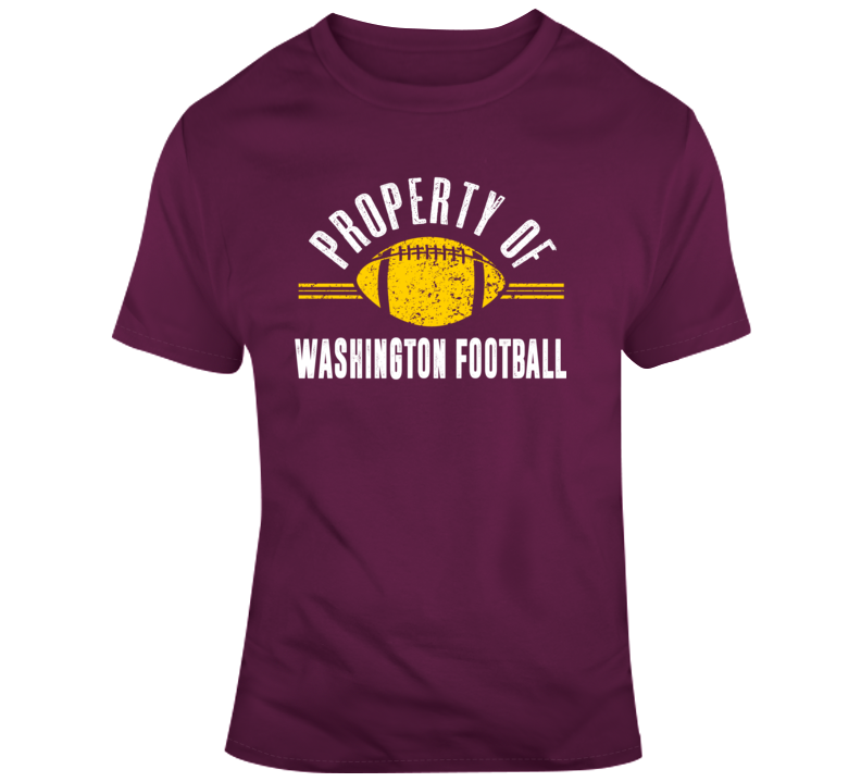 Property Of Washington Football T Shirt Property Of Washington Football T Shirt