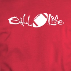 Ball Life Football T Shirt 36261106