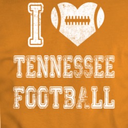 I Heart Tennessee Football T Shirt 36262657