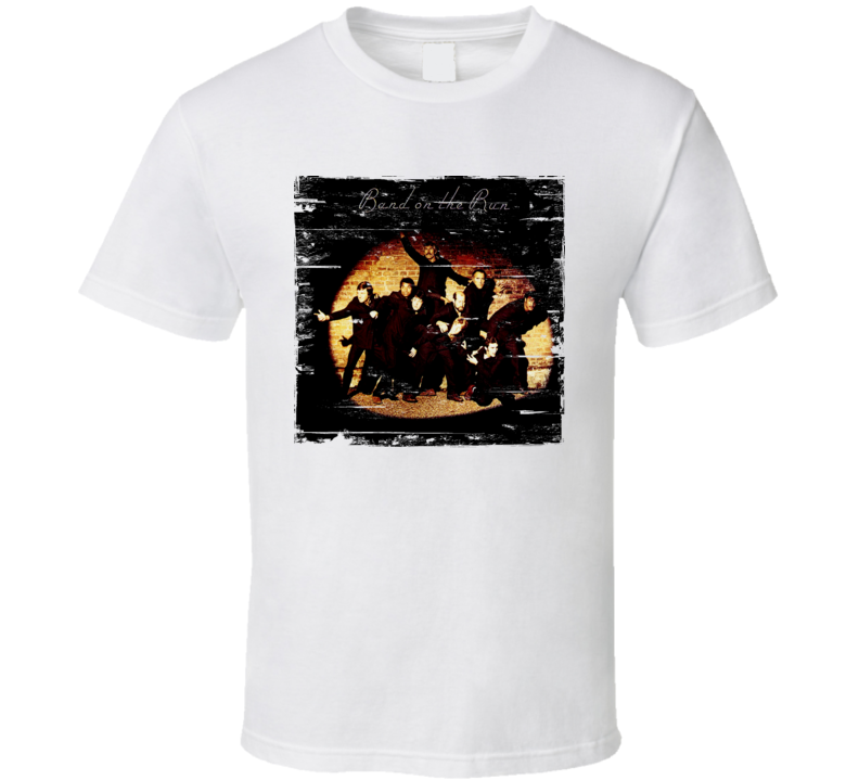 Paul McCartney and Wings Worn Image Tee Paul McCartney and Wings Worn Image Tee