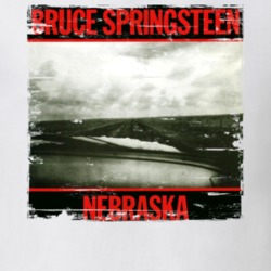 Bruce Springsteen Nebraska Album Cover Distressed Image T Shirt 1258413