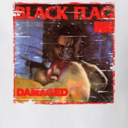 Black Flag Damaged Worn Image Tee 7298792