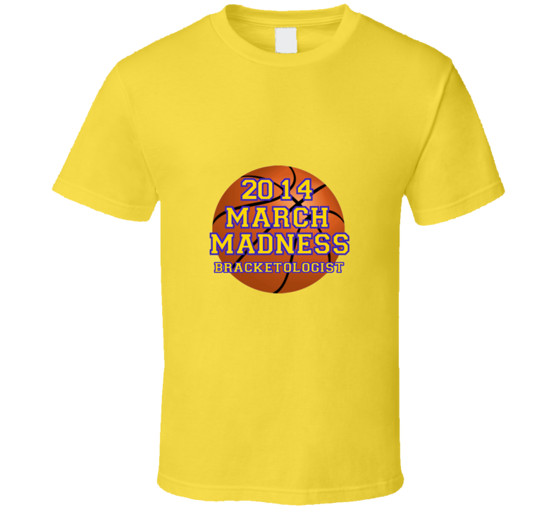 2014 March Madness Bracketologist T Shirt