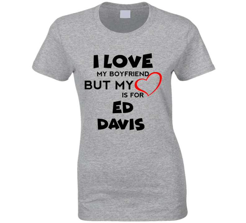 Ed Davis Minnesota Basketball Fan I Love My Boyfriend Sports T Shirt