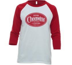 Cheerwine Soda Popular Cherry Flavored North Carolina Soft Drink Raglan T Shirt 36546237