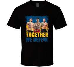 Together We Defend Klitschko Lomachenko Ukraine Boxing T Shirt 39214427