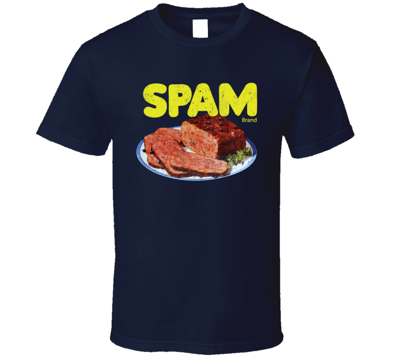 Spam Vintage Label Poster Worn Look T Shirt Spam Vintage Label Poster Worn Look T Shirt