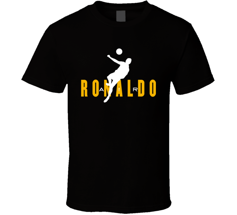 Air Cristiano Ronaldo Juventus Fc Soccer Football Player Jumping Head Goal T Shirt