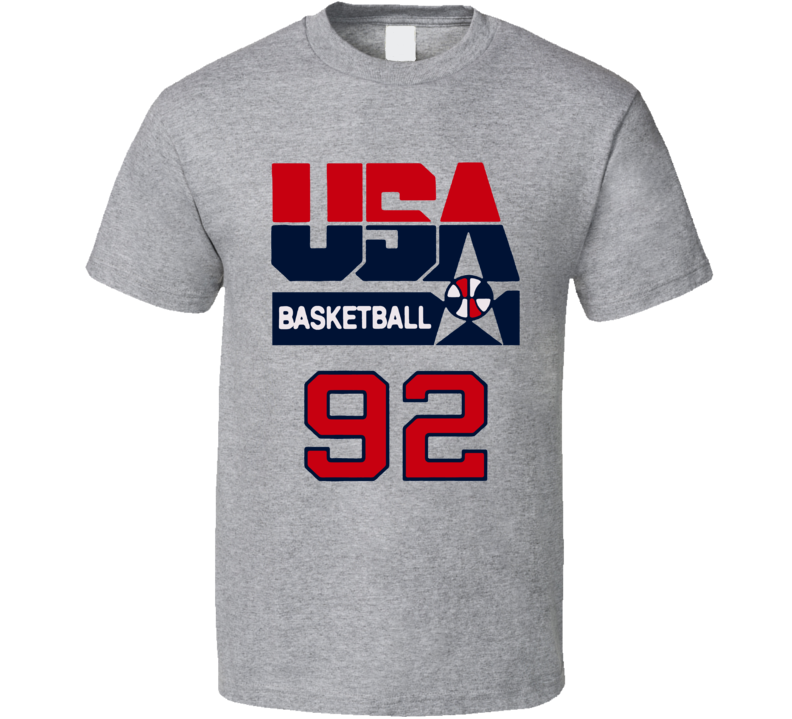 Usa Basketball Dream Team 1992 Retro Sports Fan T Shirt