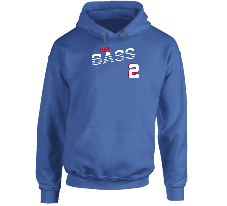 Tyler Bass 2 Favorite Player Fan Hoodie Tyler Bass 2 Favorite Player Fan Hoodie