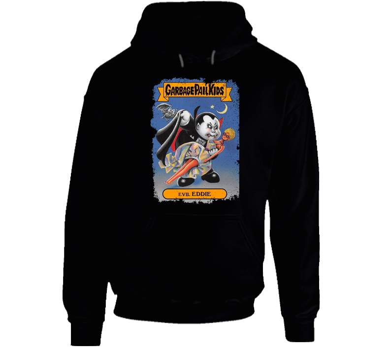 Garbage Pail Kids Evil Eddie Retro Hooded Sweatshirt Hoodie