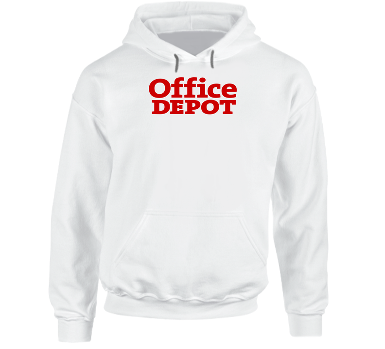Office Depot Inc Nasdaq Company Logo Employee Fan Hooded Sweatshirt Hoodie Office Depot Inc Nasdaq Company Logo Employee Fan Hooded Sweatshirt Hoodie