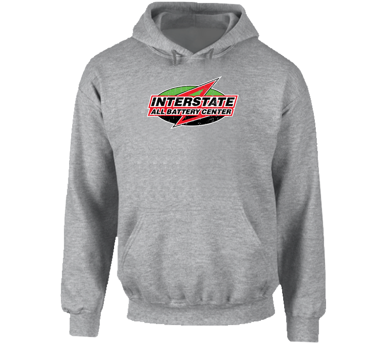 Interstate All Battery Center Automobile Car Truck Motorcycle Auto Parts Cool Distressed Style Brand Logo Emblem hooded sweatshirt Hoodie Interstate All Battery Center Automobile Car Truck Motorcycle Auto Parts Cool Distressed Style Brand Logo Emblem hooded sweatshirt Hoodie