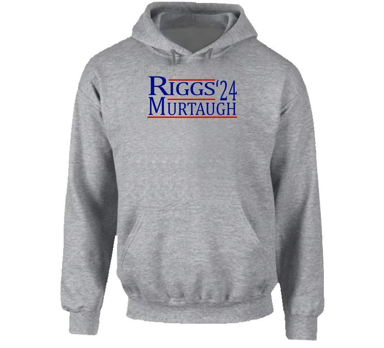 Martin Riggs And Roger Murtaugh For President '24 Lethal Weapon Hooded Sweatshirt Hoodie Martin Riggs And Roger Murtaugh For President '24 Lethal Weapon Hooded Sweatshirt Hoodie