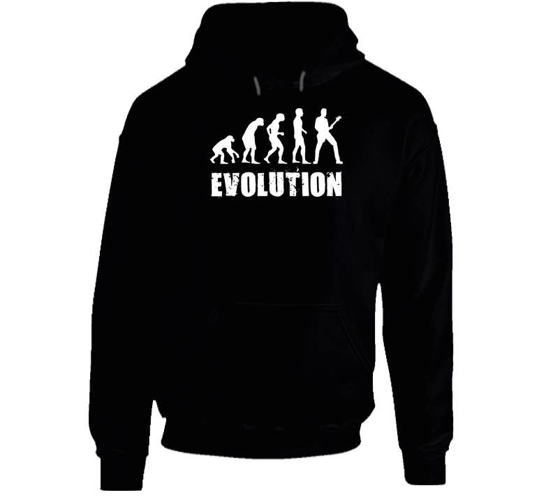 Evolution Of A Guitar Player Band Rock Hooded Sweatshirt Hoodie Evolution Of A Guitar Player Band Rock Hooded Sweatshirt Hoodie