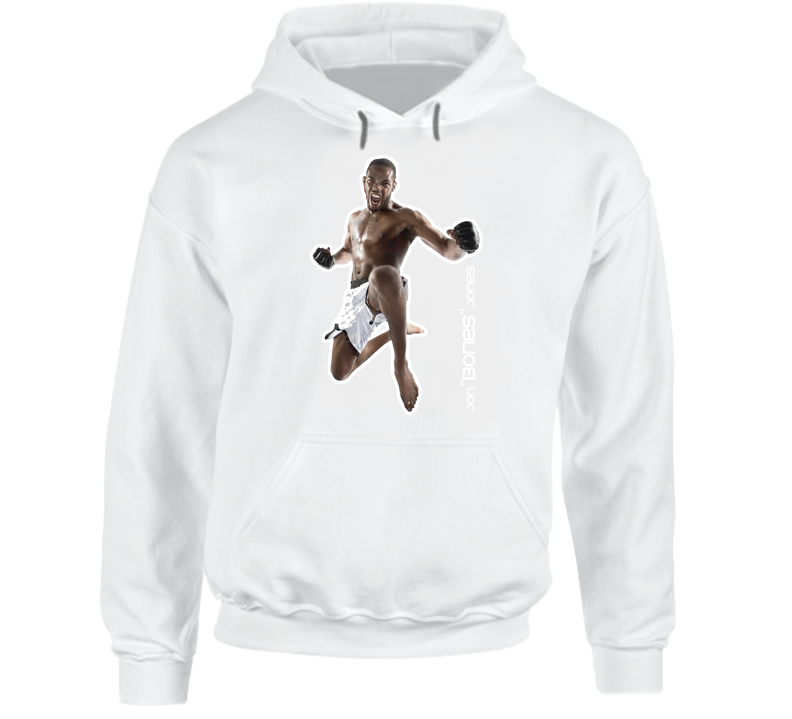 Jon Bones Jones Mma Fighter Johnny Champ Hooded Sweatshirt Hoodie Jon Bones Jones Mma Fighter Johnny Champ Hooded Sweatshirt Hoodie