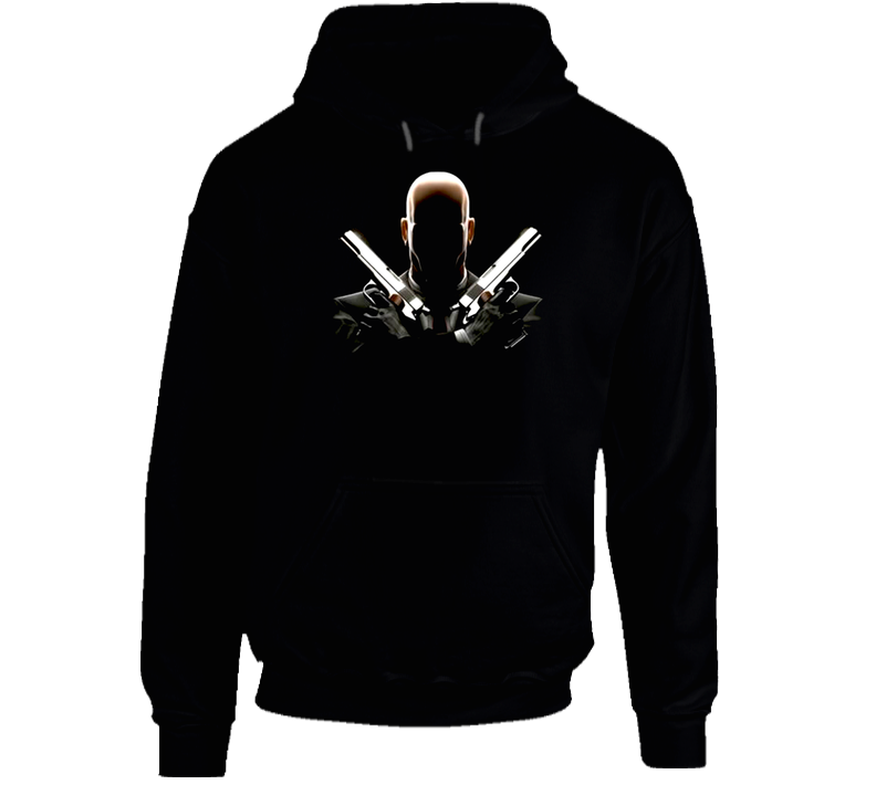Agent 47 Hitman Video Game Hooded Sweatshirt Hoodie Agent 47 Hitman Video Game Hooded Sweatshirt Hoodie