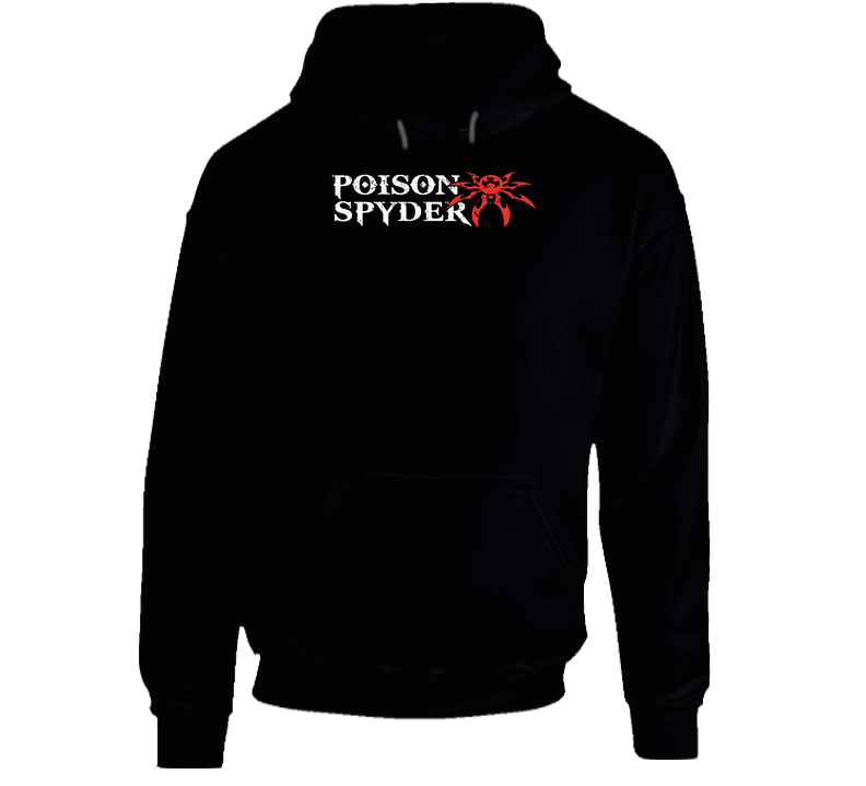 Poison Spyder Customs Automobile Car Truck Motorcycle Parts Cool Distressed Style Brand Logo Emblem Hooded Sweatshirt Hoodie Poison Spyder Customs Automobile Car Truck Motorcycle Parts Cool Distressed Style Brand Logo Emblem Hooded Sweatshirt Hoodie