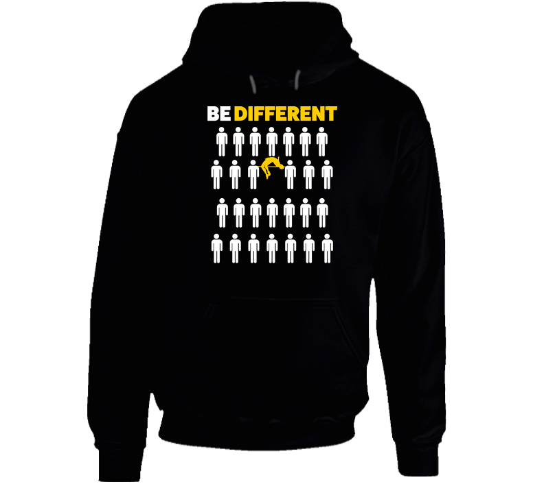 Be Different High Jump Sport Hobby Hooded Sweatshirt Hoodie Be Different High Jump Sport Hobby Hooded Sweatshirt Hoodie