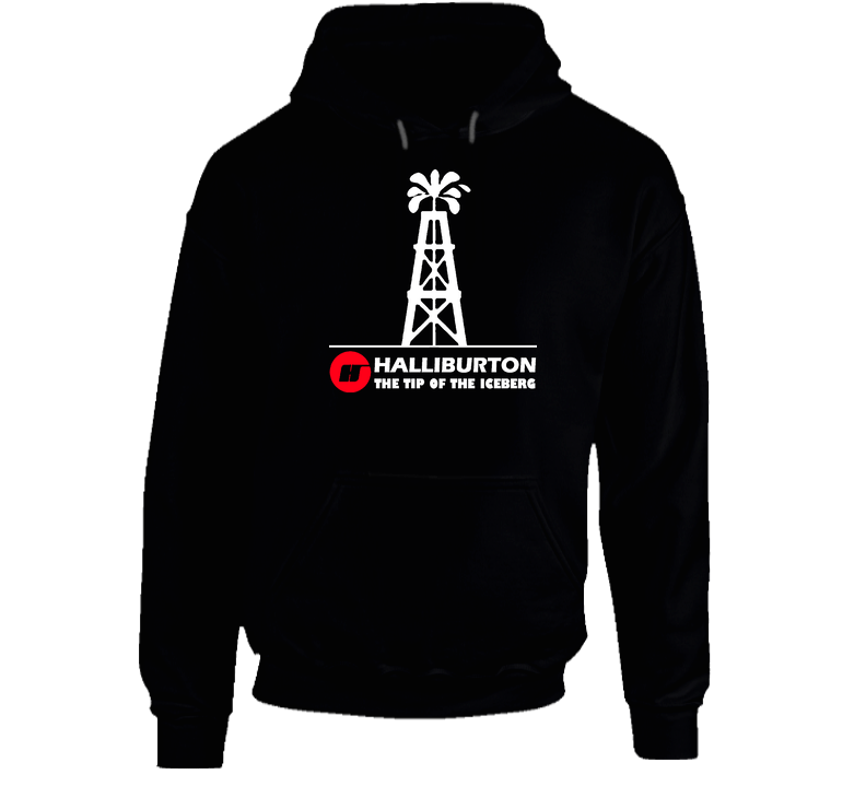 Halliburton Oil Rig Logo Hooded Sweatshirt Hoodie Halliburton Oil Rig Logo Hooded Sweatshirt Hoodie