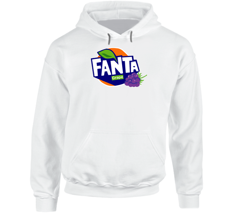 Fanta Grape Best Soda Of All Time Soft Drink Lovers Hooded Sweatshirt Hoodie