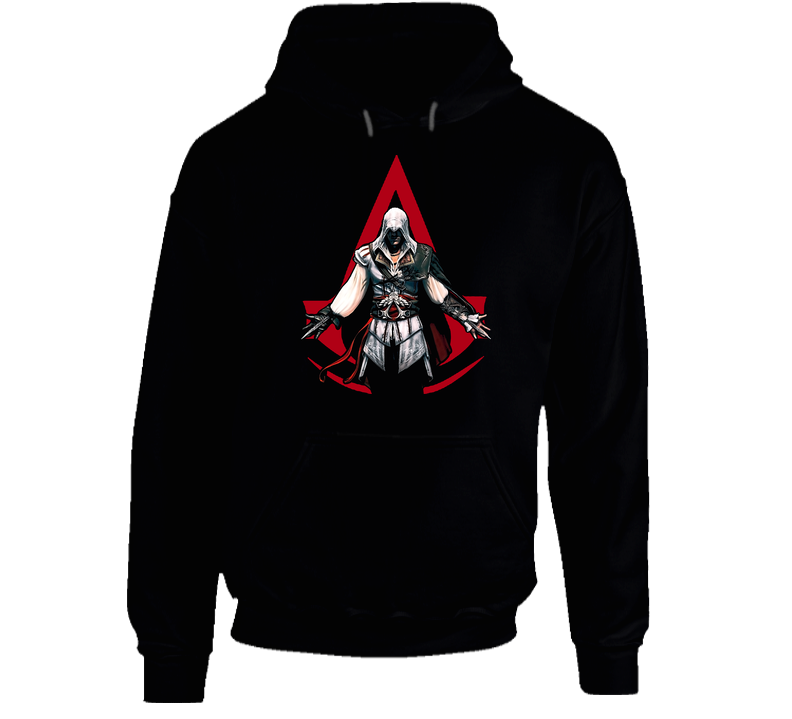 Assasins Creed 2 Video Game Classic Hooded Sweatshirt Hoodie Assasins Creed 2 Video Game Classic Hooded Sweatshirt Hoodie