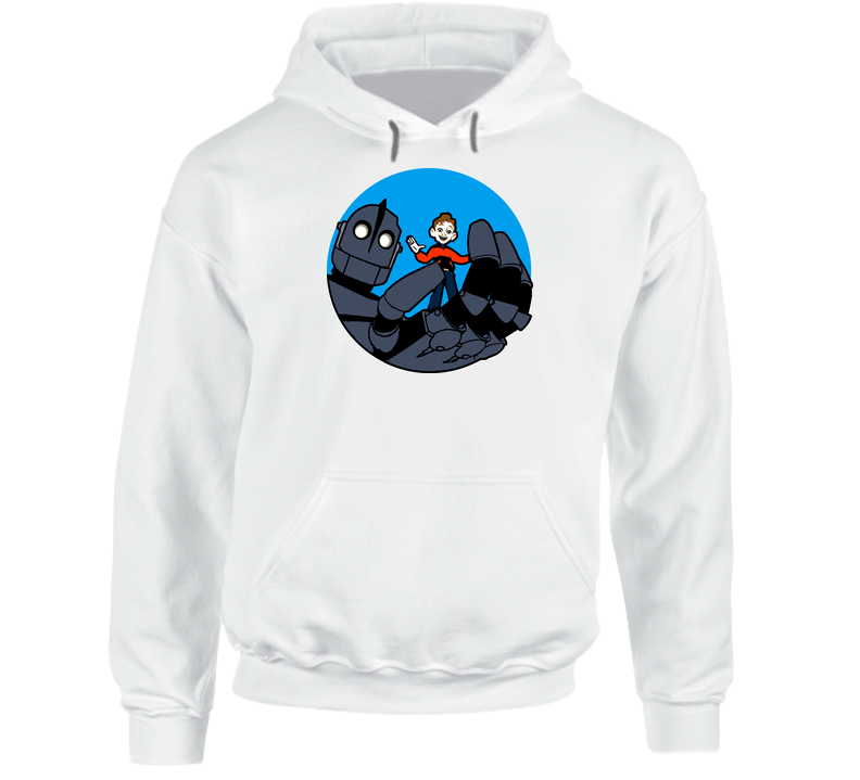The Iron Giant Cartoon Classic Hooded Sweatshirt Hoodie