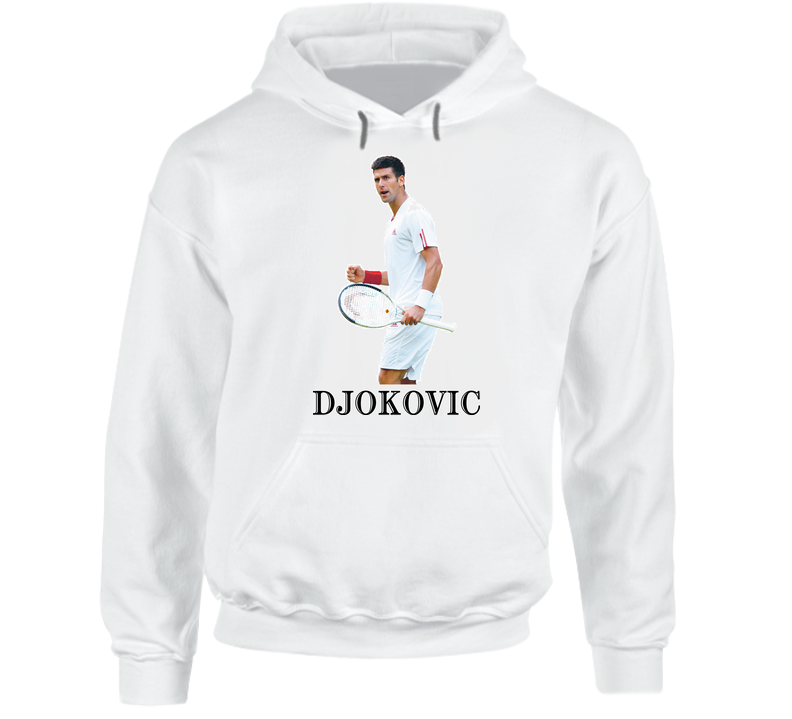 Novak Djokovic Tennis Hooded Sweatshirt Hoodie Novak Djokovic Tennis Hooded Sweatshirt Hoodie