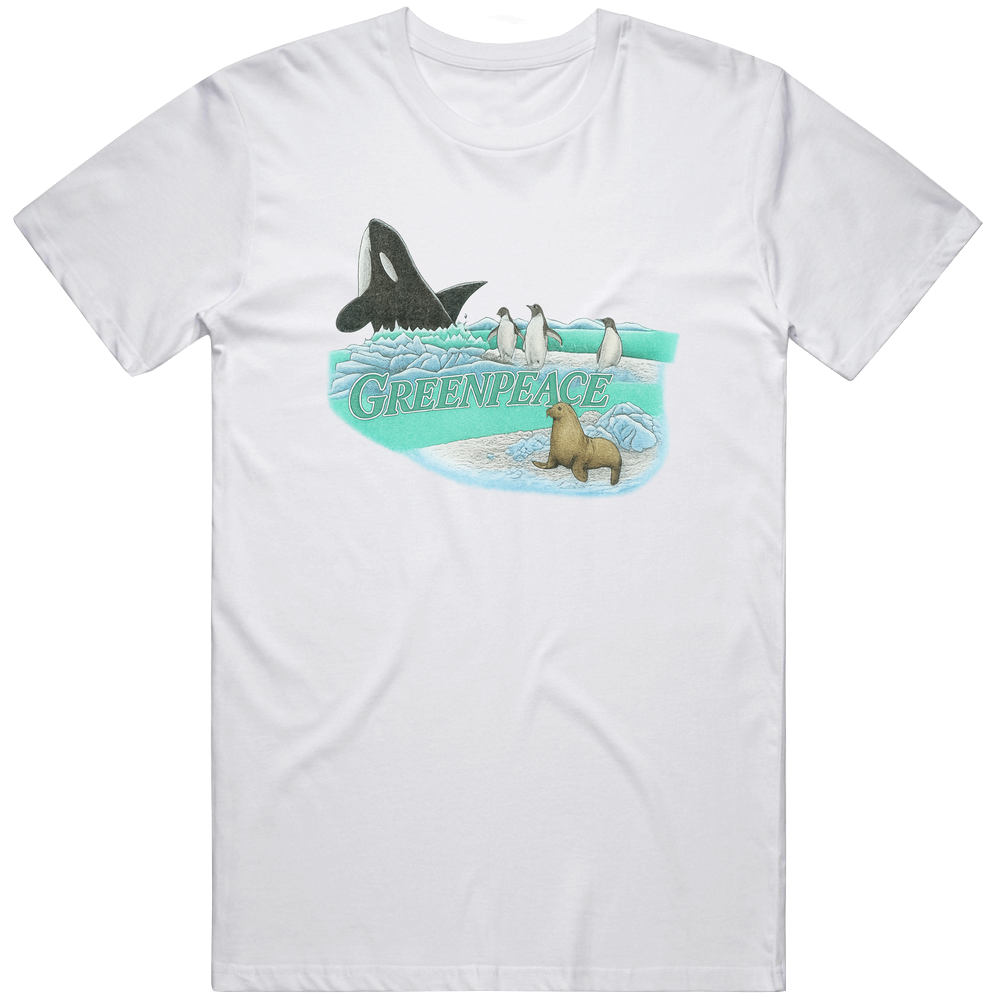 Antarctica Greenpeace Vintage T Shirt Antarctica Greenpeace Vintage T Shirt