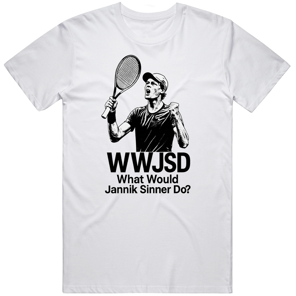 WWJSD – What Would Jannik Sinner Do? Parody Tee T Shirt WWJSD – What Would Jannik Sinner Do? Parody Tee T Shirt