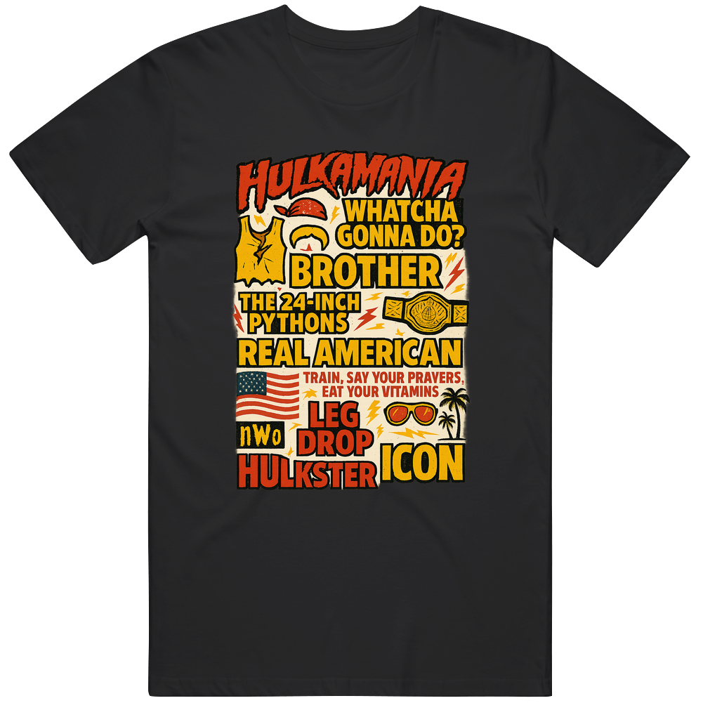 Hulk Hogan Hulkamania Tribute T Shirt Hulk Hogan Hulkamania Tribute T Shirt