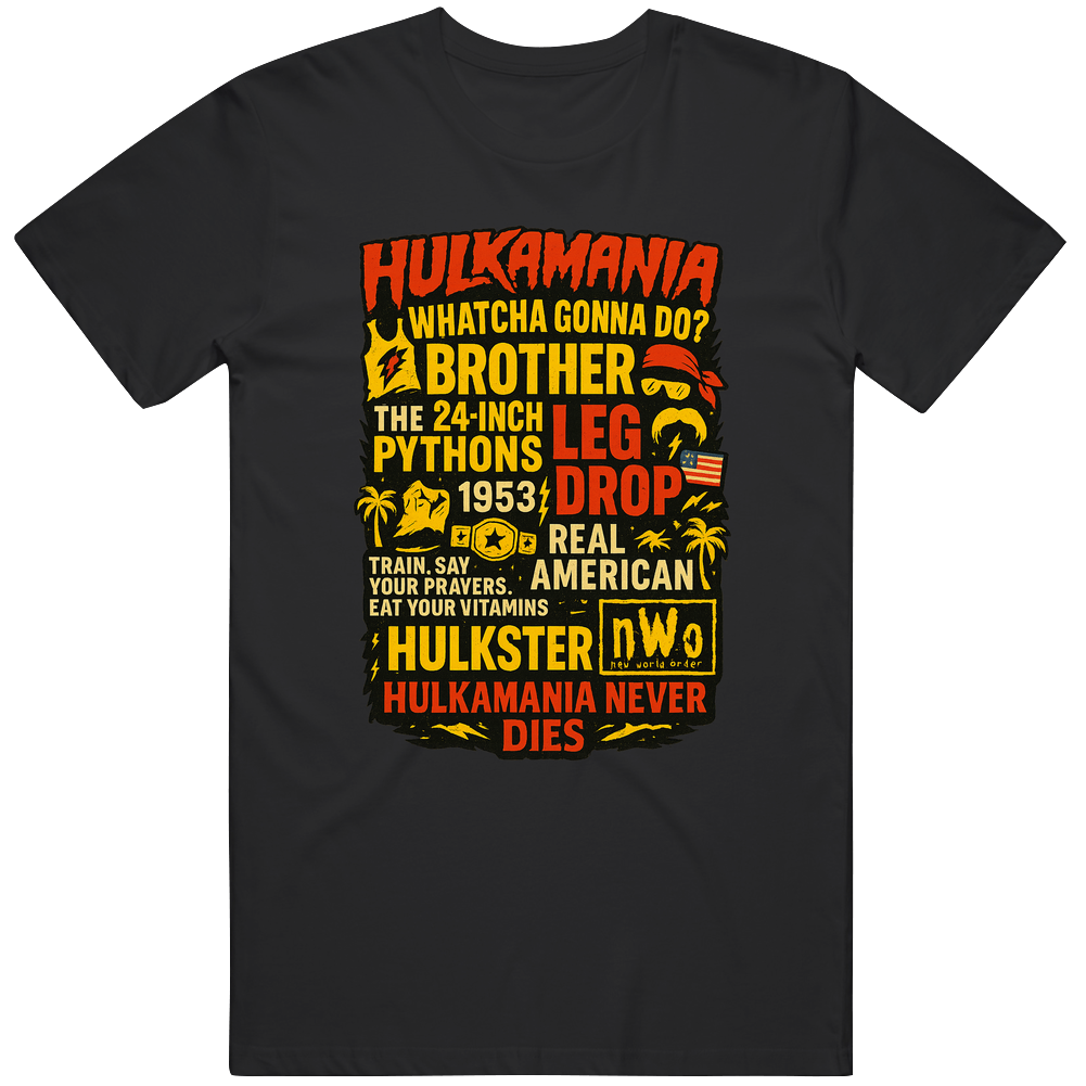 Hulkster Hulk Never Dies RIP T Shirt