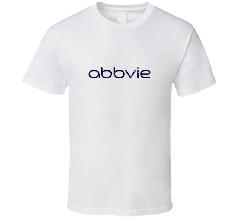 Abbvie Logo Pharmaceutical Drug Company Stock Investor Fan Cool Gift Grunge Look T Shirt