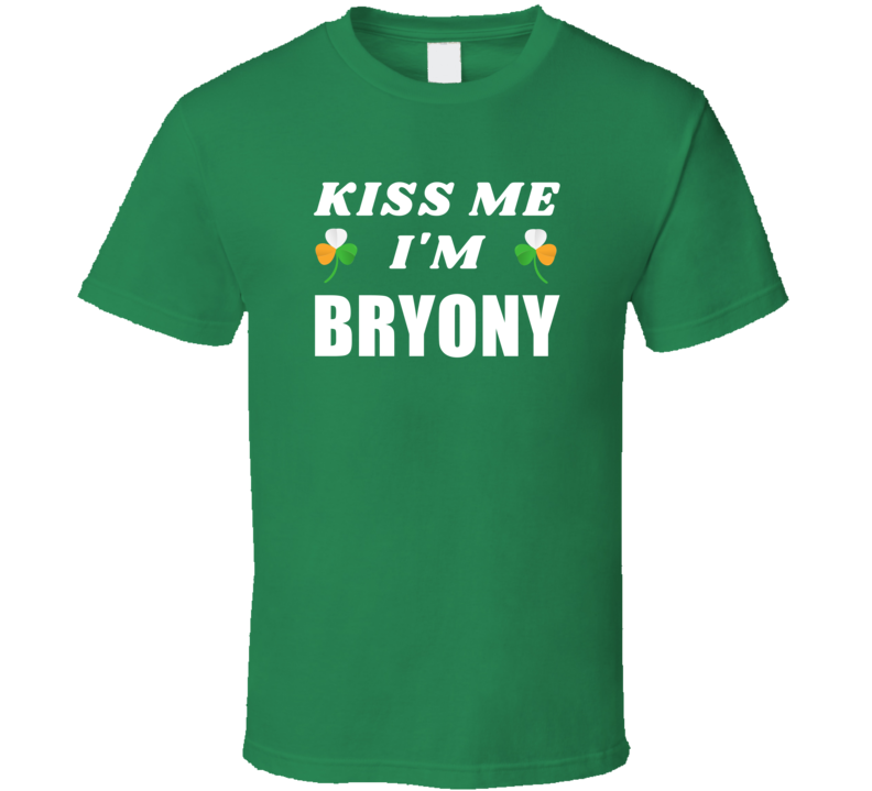 Kiss Me Im Bryony St Patricks Day Party Cool Personalized Name Drinkin