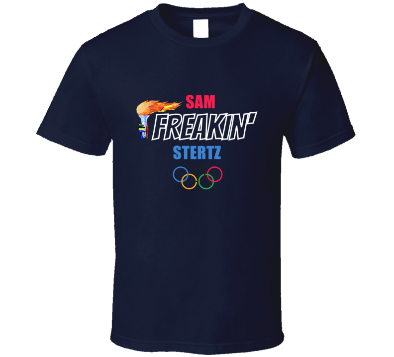 Sam Freakin Stertz Biathlon Athlete Team Usa Fan Cool Gift T Shirt