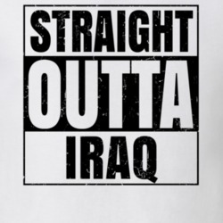 Straight Outta Iraq Nouns Words Compton Parody T Shirt 19357992