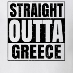 Straight Outta Greece Nouns Words Compton Parody T Shirt 19358364