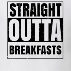 Straight Outta Breakfasts Nouns Words Compton Parody T Shirt 19359867