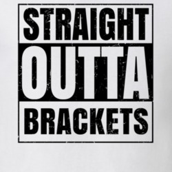 Straight Outta Brackets Nouns Words Compton Parody T Shirt 19359887