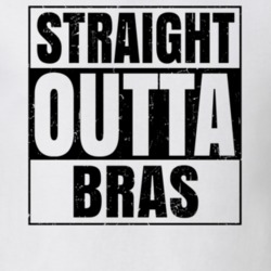 Straight Outta Bras Nouns Words Compton Parody T Shirt 19359890