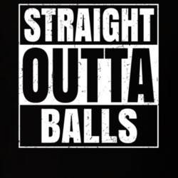 Straight Outta Balls Nouns Compton Parody T Shirt 19359900