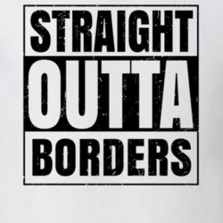 Straight Outta Borders Nouns Words Compton Parody T Shirt 19359908