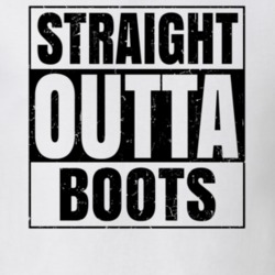 Straight Outta Boots Nouns Words Compton Parody T Shirt 19359909