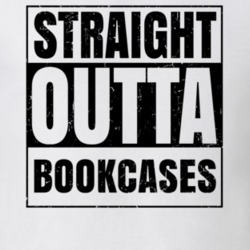 Straight Outta Bookcases Nouns Words Compton Parody T Shirt 19359913